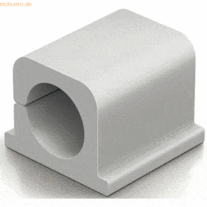 Durable Kabel-Clip Cavoline Clip Pro 2 Kunststoff 25x25x20mm grau VE=4