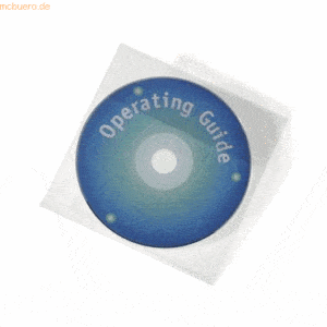 Durable CD-Hülle Cover Light Plus transparent VE=25 Stück