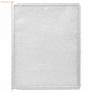 5 x Durable Sichttafel Sherpa Panel Pin A4 weiß