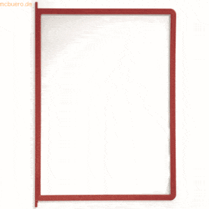 Durable Sichttafel Sherpa Panel Pin A4 rot