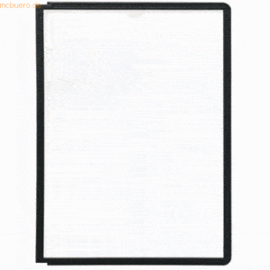 Durable Sichttafel Sherpa Panel A4 schwarz