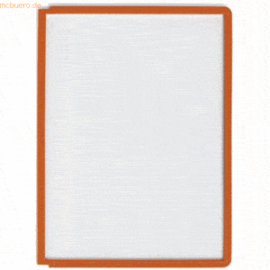 5 x Durable Sichttafel Sherpa Panel A4 orange