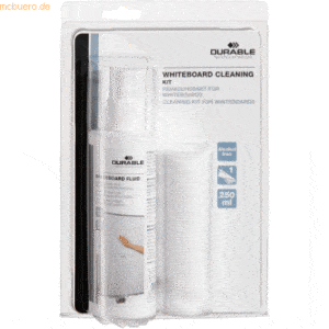 Durable Whiteboardreiniger Set 250ml + Mikrofasertuch