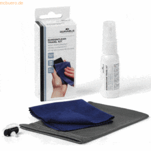 Durable Reinigungsset Screenclean Travel Kit 1 Tuch