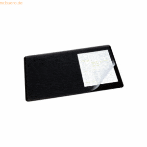 5 x Durable Schreibunterlage 65x52cm mit Vollsichtplatte schwarz