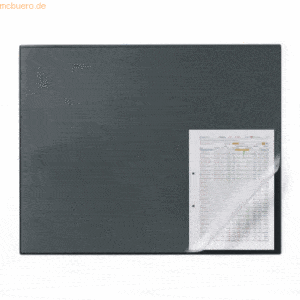 Durable Schreibunterlage 65x50cm mit Kantenschutz schwarz
