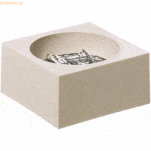 Durable Klammerspender Paper Clip Box Cubo eco beige