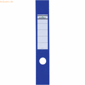 Durable Ordnerrückenschild Ordofix breit 60x390mm blau VE=10 Stück