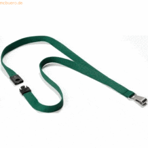 Durable Textilband Soft Colour 15mm mit Karabiner 44cm dunkelgrün VE=1