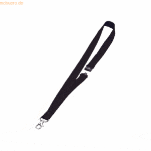 Durable Textilband 20mm mit Karabiner 44cm grün VE=10 Stück