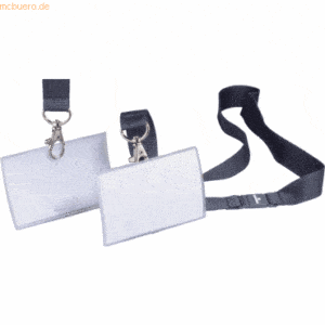 Durable Namensschilder Click Fold 54x90 mit Textilband VE=10 Stück