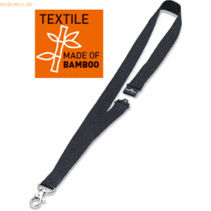 Durable Textilband mit Karabiner 20 Eco 40cm schwarz