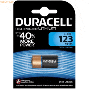 Duracell Batterie Ultra Photo CR123A