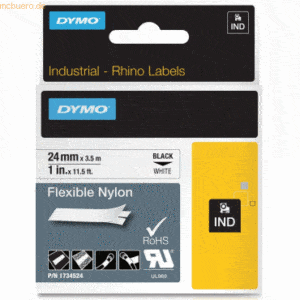 Dymo Schriftbandkassette Nylon flexibel 3