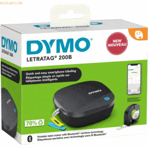 Dymo Beschriftungsgerät LetraTag LT-200B Bluetooth grau