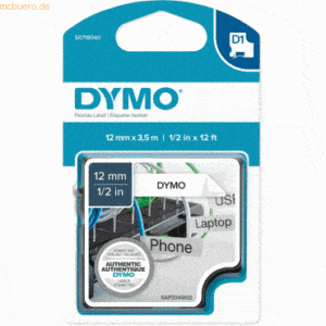 Dymo Schriftbandkassette D1 Nylon flexibel 3