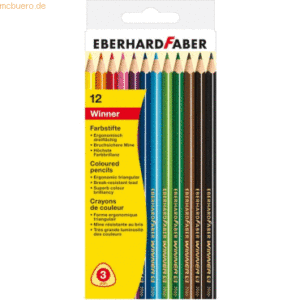 10 x Eberhard Faber Buntstifte Winner VE=12 Farben