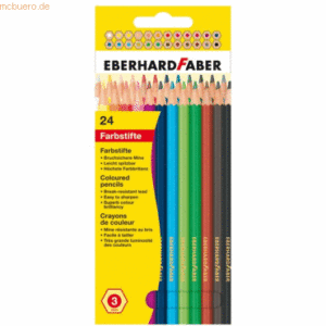 6 x Eberhard Faber Buntstifte hexagonal VE=24 Farben