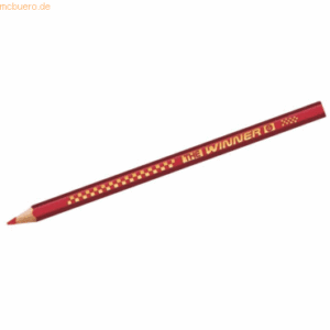 12 x Eberhard Faber Buntstift The Winner permanent karmin