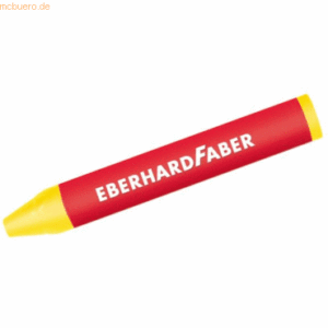 12 x Eberhard Faber Wachskreide dreikant kadmiumgelb