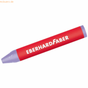 12 x Eberhard Faber Wachskreide dreikant magenta hell