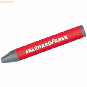 12 x Eberhard Faber Wachskreide dreikant warmgrau lV