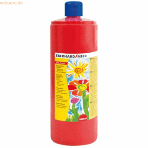 Eberhard Faber Schulmalfarbe Efacolor Tempera 1000ml Flasche permanent