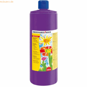 Eberhard Faber Schulmalfarbe Efacolor Tempera 1000ml Flasche purpurvio