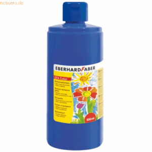 Eberhard Faber Schulmalfarbe Efacolor Tempera 500ml kobaltblau