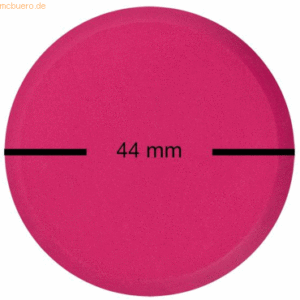 5 x Eberhard Faber Farbtablette 44mm karmin rosa