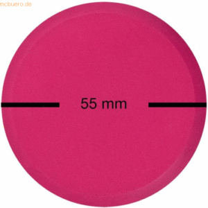 5 x Eberhard Faber Farbtablette 55mm karmin rosa