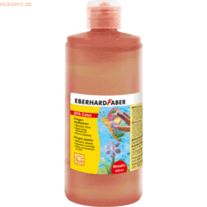 Eberhard Faber Fingerfarbe Flasche 500ml pearl-rot