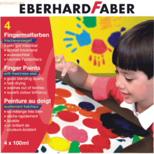 Eberhard Faber Fingermalfarben 4 Farben a 100ml