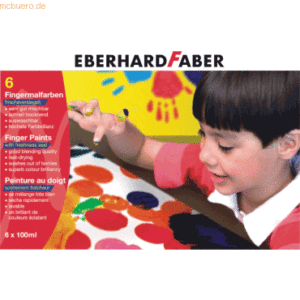 Eberhard Faber Fingermalfarben 6 Farben a 100ml