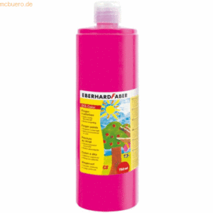 Eberhard Faber Fingerfarbe Flasche 750ml magenta hell