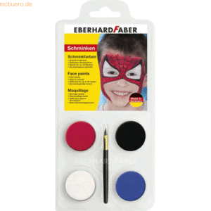 5 x Eberhard Faber Schminkset 4 Farben Spiderman