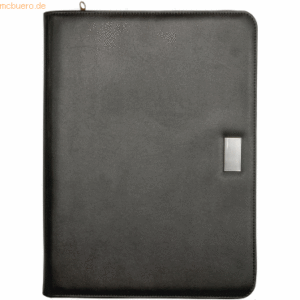 Ecobra Tablet Konferenzmappe Eleganz A4 Kunstleder schwarz