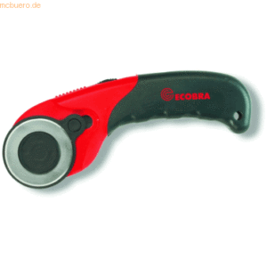 Ecobra Roll-Cutter Kunststoff 45mm schwarz/rot