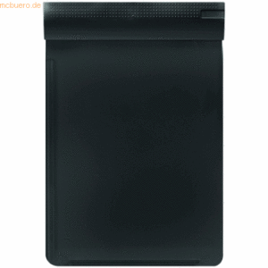 Ecobra Schreibplatte A4 Kunststoff schwarz mit Kante