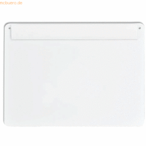 Ecobra Schreibplatte A4 PS weiß