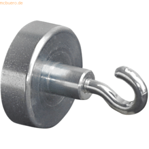 Ecobra Hakenmagnet Hartferrit 20x6mm