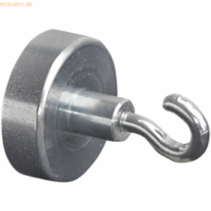 Ecobra Hakenmagnet Hartferrit 32x7mm