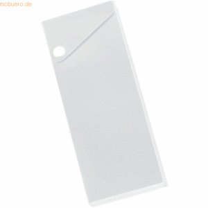 Ecobra Stiftebox / Utensilienbox 200x80x28mm weiß/transparent