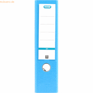 10 x Elba Ordner smart PP/Papier A4 285x318mm 8cm ozeanblau