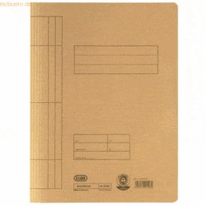 100 x Elba Schnellhefter A4 250g/qm Karton gelb