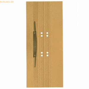 50 x Elba Einhänge-Heftstreifen Karton gelb