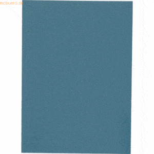 100 x Elba Aktendeckel Karton blau