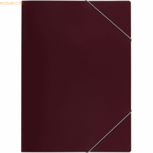 10 x Oxford Eckspanner A4 PP bordeaux