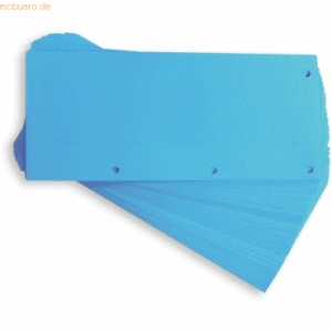 Oxford Trennstreifen Duo 240x105mm 160g/qm VE=60 Stück blau