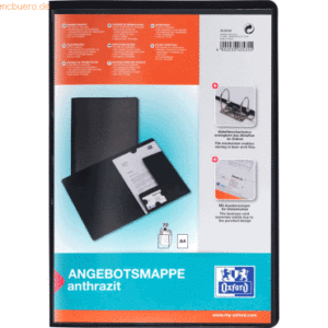 10 x Oxford Angebotsmappe image+ schwarz